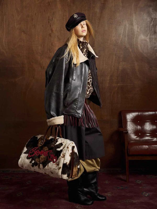 Razor Shearling Crop