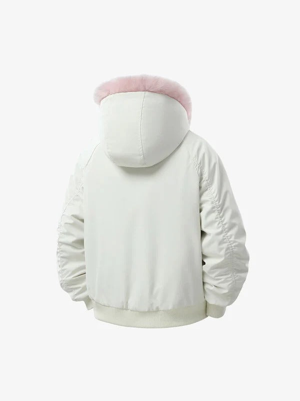 Contrastcore Quilted Bomber