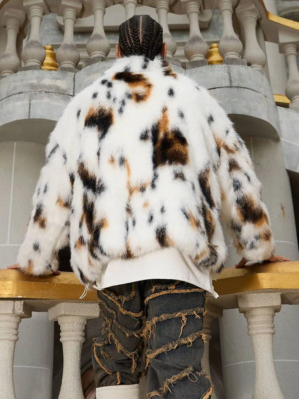Prism Noir Fur Jacket
