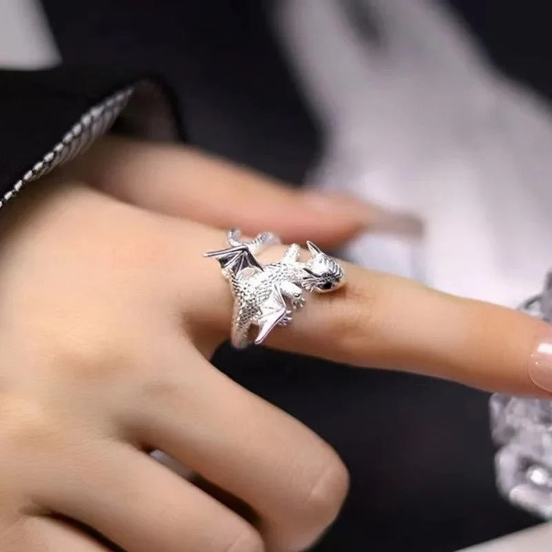 Silver Wyrm Ring