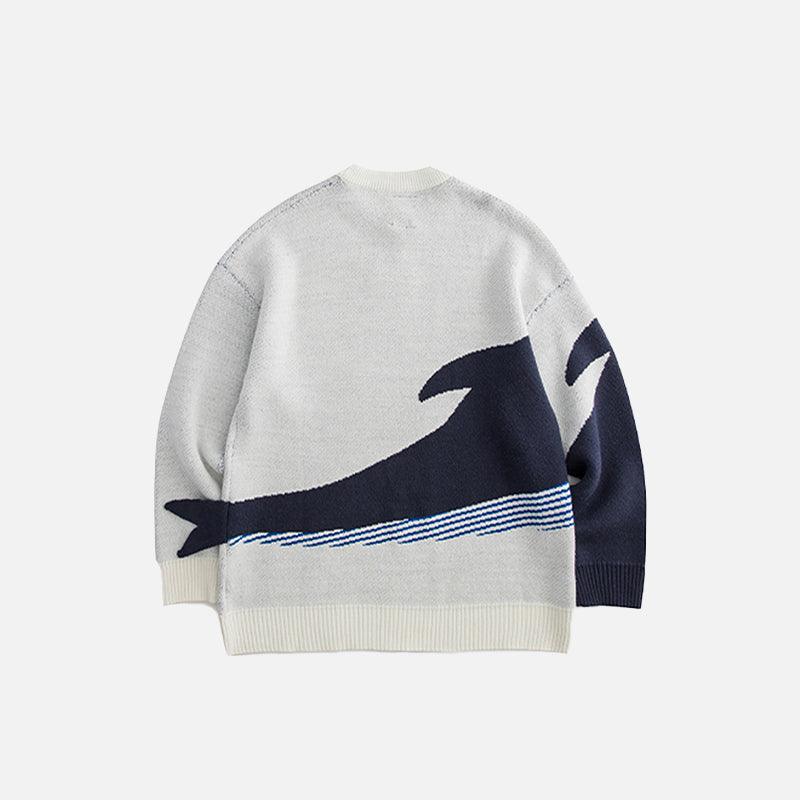 Lonely Whale Sweater - UrbanLaws