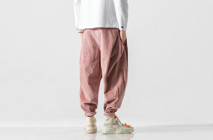 Corduroy Harem Pants Vintage Streetstyle - UrbanLaws