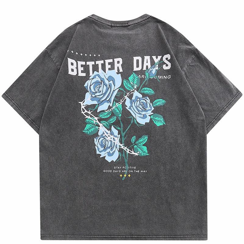 Better Days Two Side Print Unisex T-shirt OVERSIZED - UrbanLaws