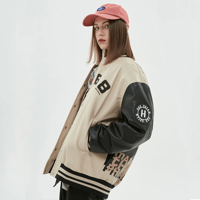 Retro 1968 Baseball Jacket ( Unisex ) - UrbanLaws