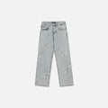 Love Embroidery Jeans - UrbanLaws