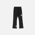 Skull Frayed Flare Trousers - UrbanLaws