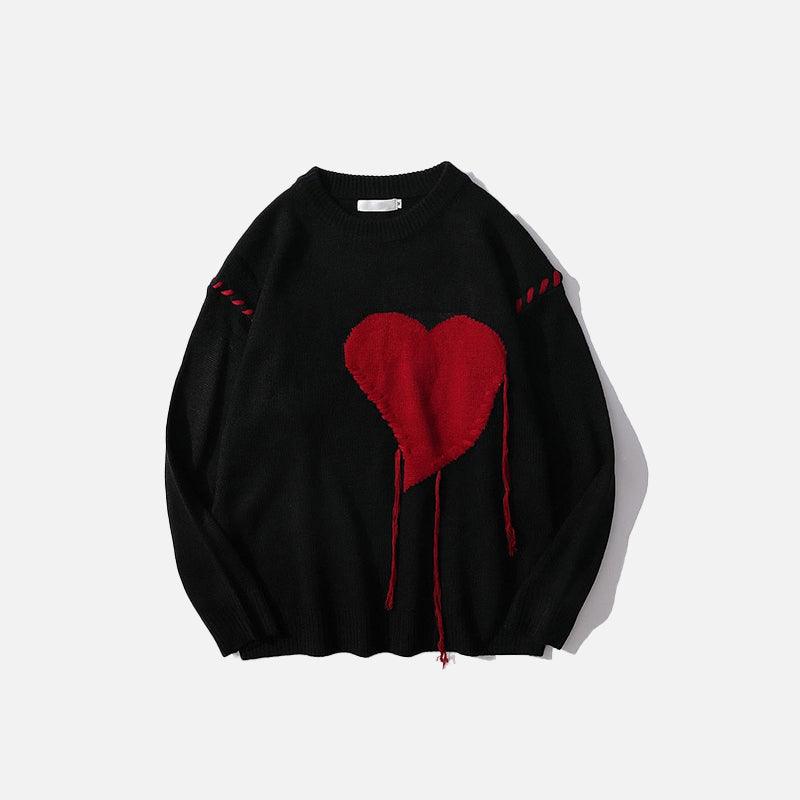 Bleeding Heart Sweater - UrbanLaws