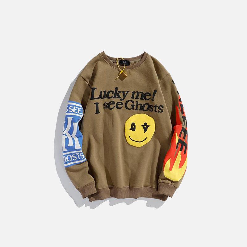 Lucky Me I See Ghosts Sweatshirts - UrbanLaws