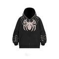 Spiderman Full Zip Hoodie Black - UrbanLaws