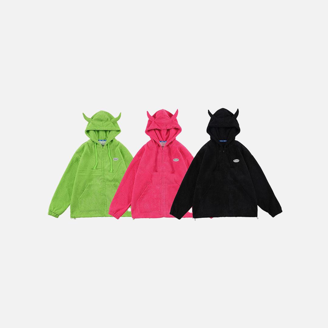 Demon Horns Hoodies - UrbanLaws