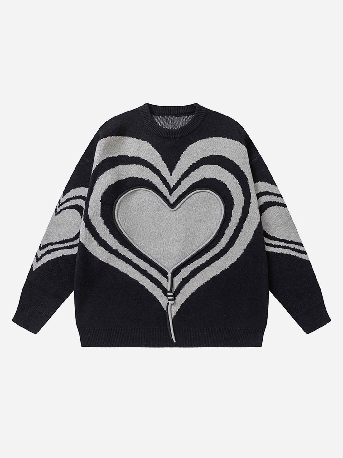 Fashionable And Versatile Love Sweater Knitted Sweater