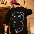 Reflective Teddy Bear Rainbow Unisex T-shirt - UrbanLaws