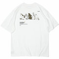 Retro Japanese Cat Bath T-Shirt - UrbanLaws