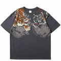 Japanese Dragon - Tiger T-shirt - UrbanLaws