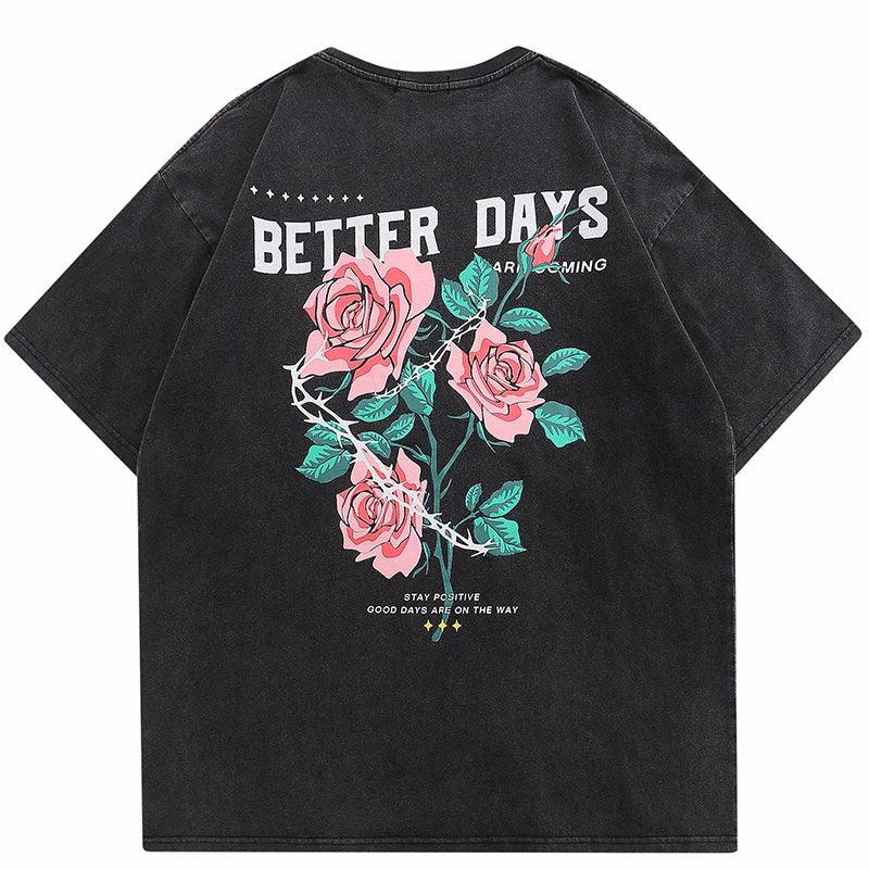 Better Days Two Side Print Unisex T-shirt OVERSIZED - UrbanLaws