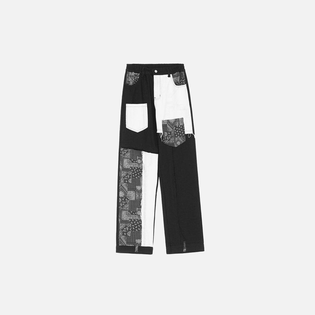 Bandana Patchwork Pants - UrbanLaws