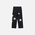 Embroidery Star Baggy Jeans - UrbanLaws