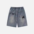 Spider Graphic Mid Waist Shorts - UrbanLaws