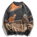 Dinosaur Knitted Sweater - UrbanLaws