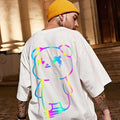 Reflective Teddy Bear Rainbow Unisex T-shirt - UrbanLaws