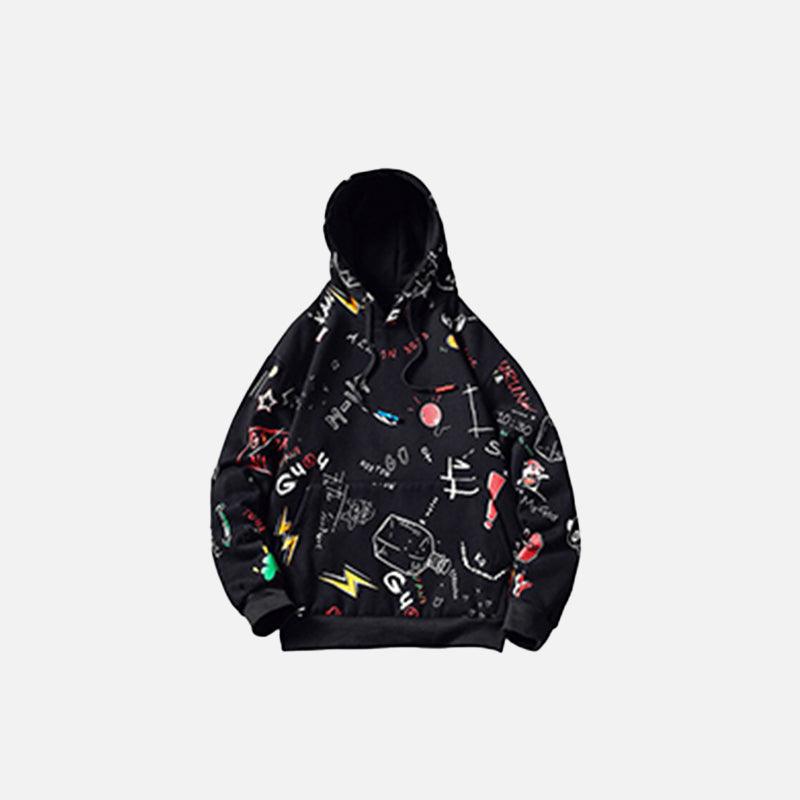 Graffiti Drawing Hoodies - UrbanLaws