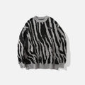 Zebra Pattern Retro Sweater - UrbanLaws