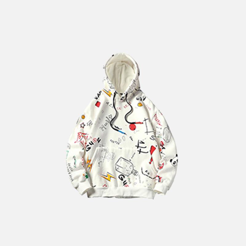 Graffiti Drawing Hoodies - UrbanLaws