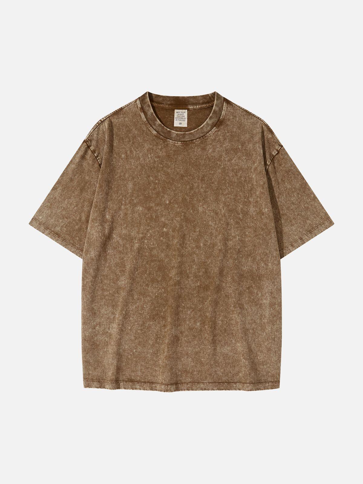 'Washed' Basic T-Shirt - UrbanLaws