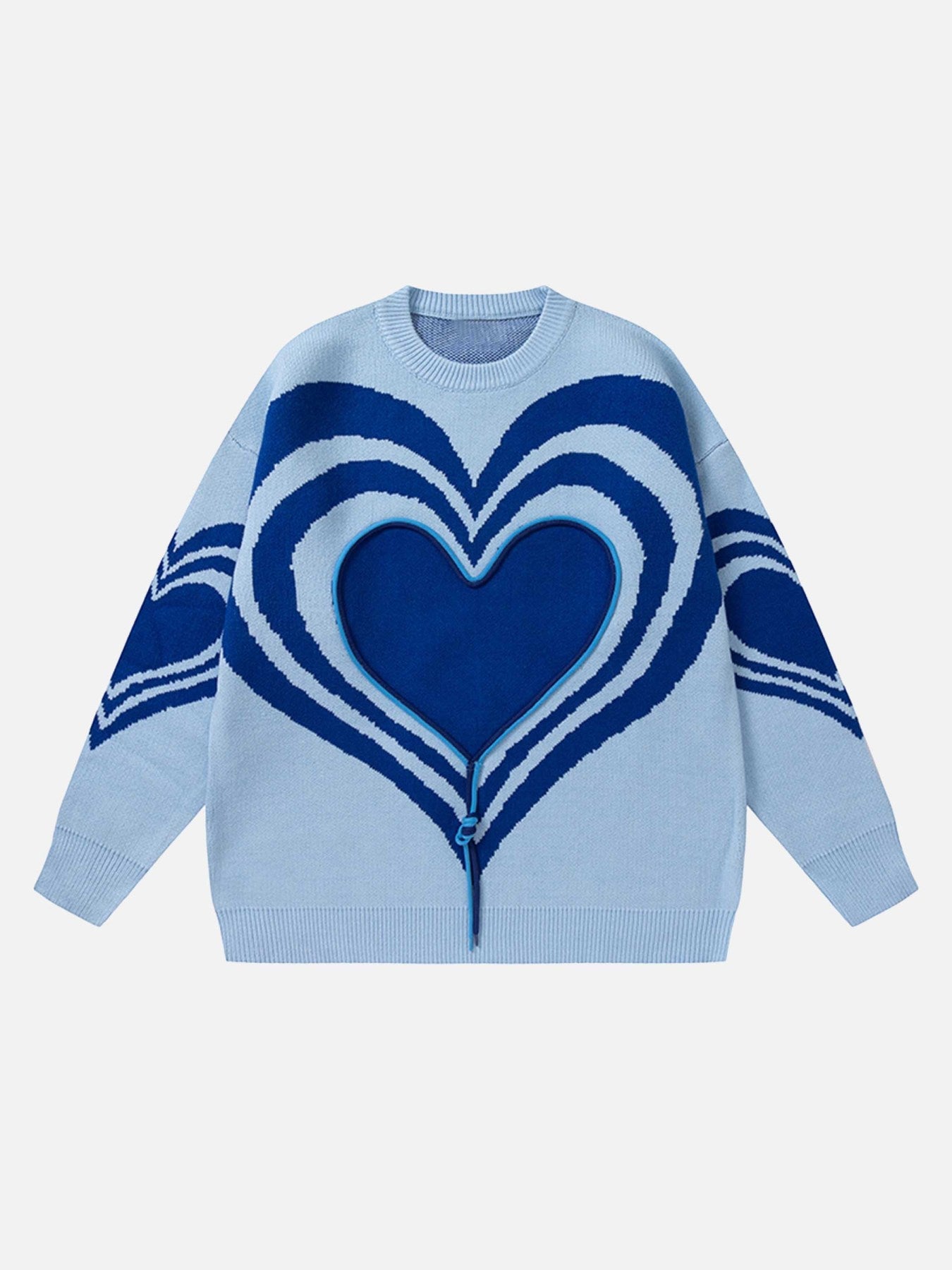 Fashionable And Versatile Love Sweater Knitted Sweater