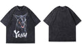 Washed Cool Doberman Oversized T-shirt - UrbanLaws