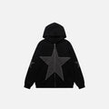 Star Graphic Patch Hoodies - UrbanLaws