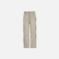 Patchwork Light Khaki Cargo Pants - UrbanLaws