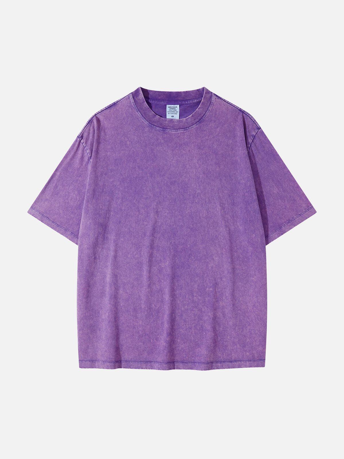 'Washed' Basic T-Shirt - UrbanLaws