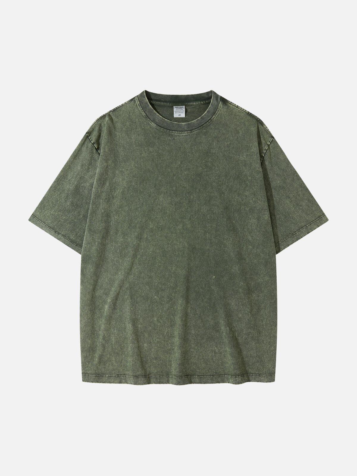 'Washed' Basic T-Shirt - UrbanLaws