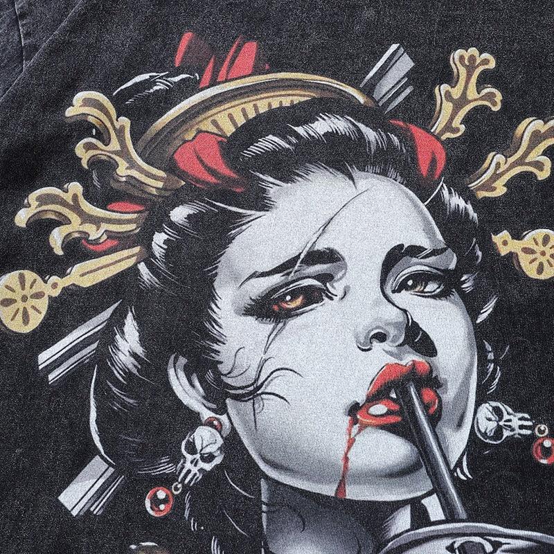 Acid Geisha T-shirt Unisex - UrbanLaws