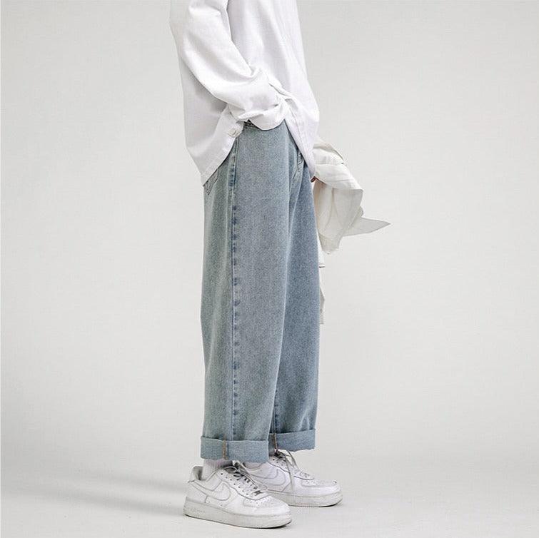 Solid Classic Baggy Jeans - UrbanLaws