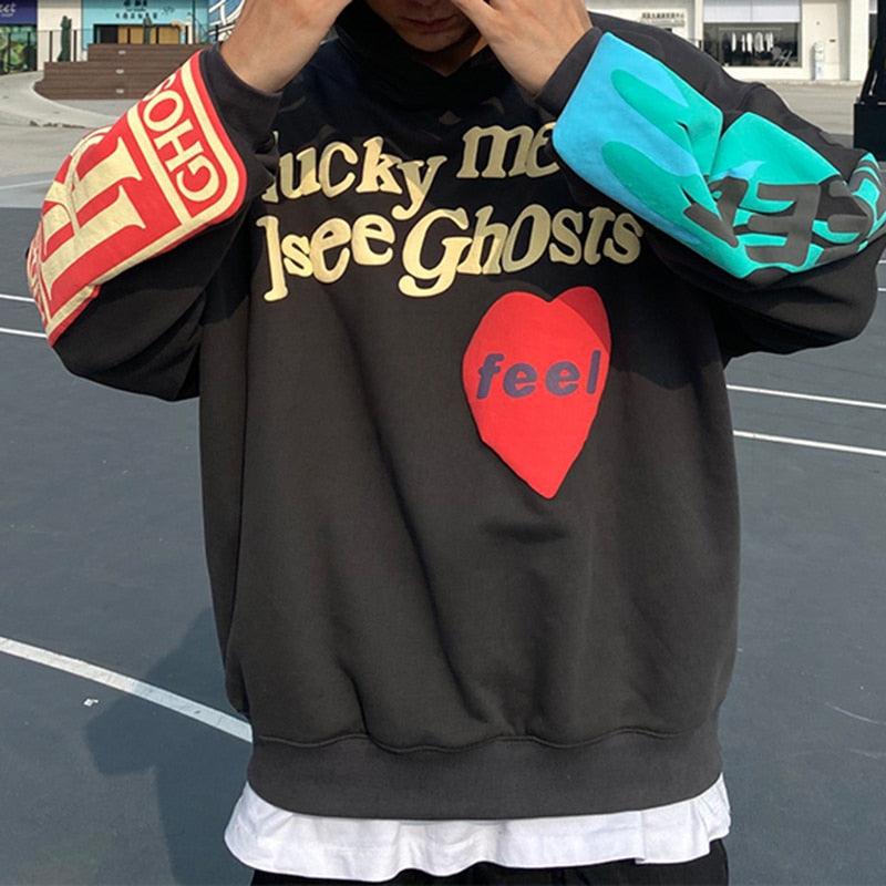 Lucky Me I See Ghosts Hoodies - UrbanLaws