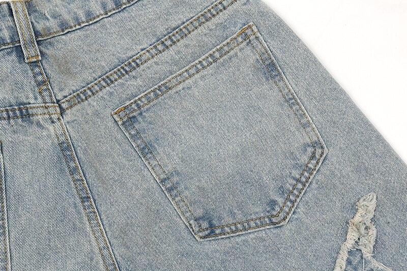 Love Embroidery Jeans - UrbanLaws