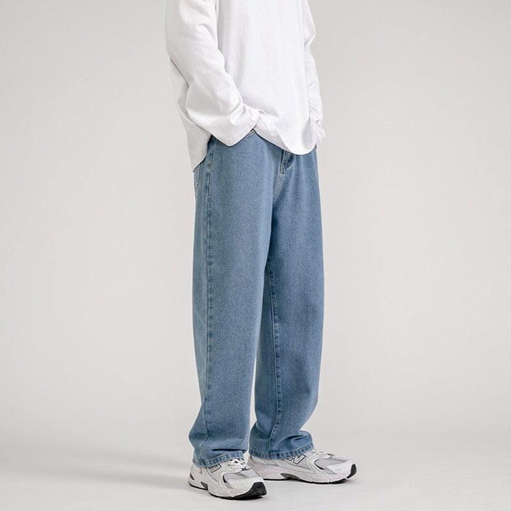 Solid Classic Baggy Jeans - UrbanLaws