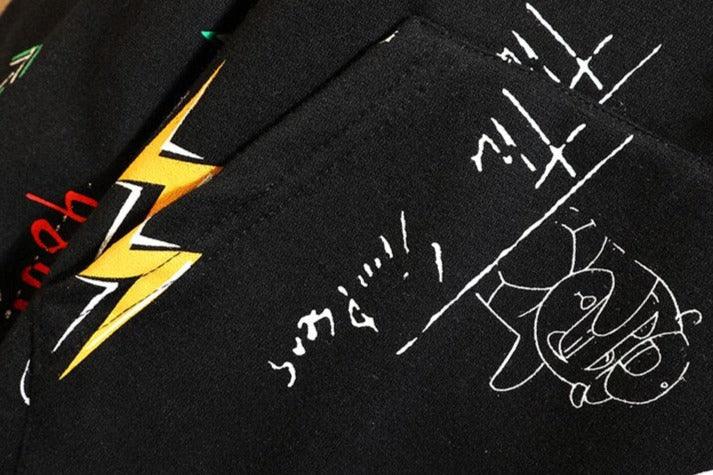 Graffiti Drawing Hoodies - UrbanLaws