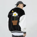 Daisy Flower Varsity Jacket - UrbanLaws