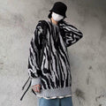 Zebra Pattern Retro Sweater - UrbanLaws