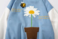 Daisy Flower Varsity Jacket - UrbanLaws