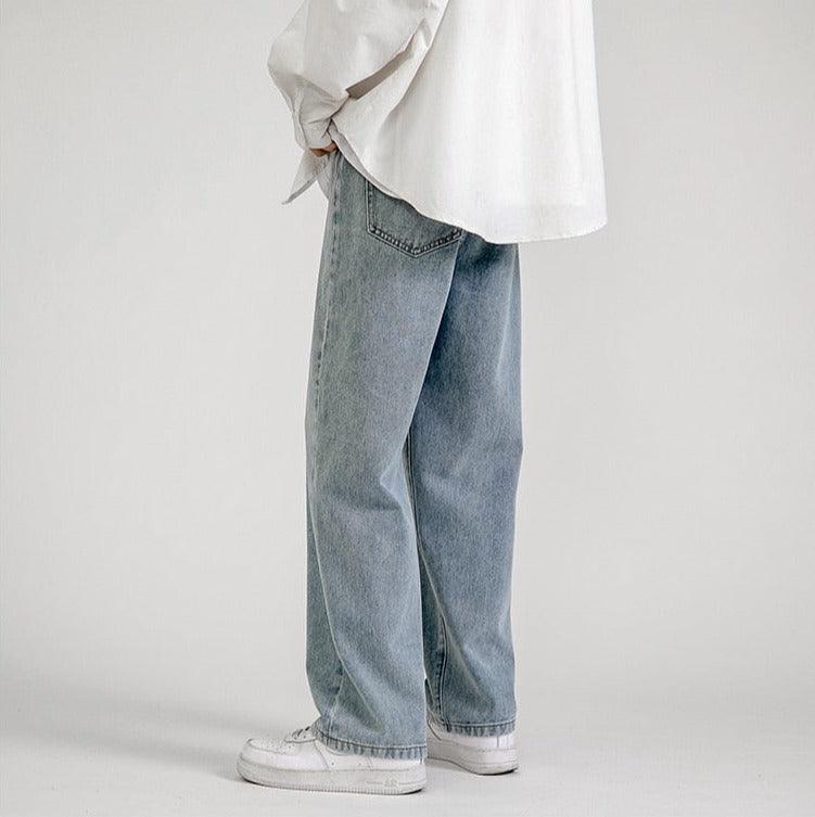 Solid Classic Baggy Jeans - UrbanLaws