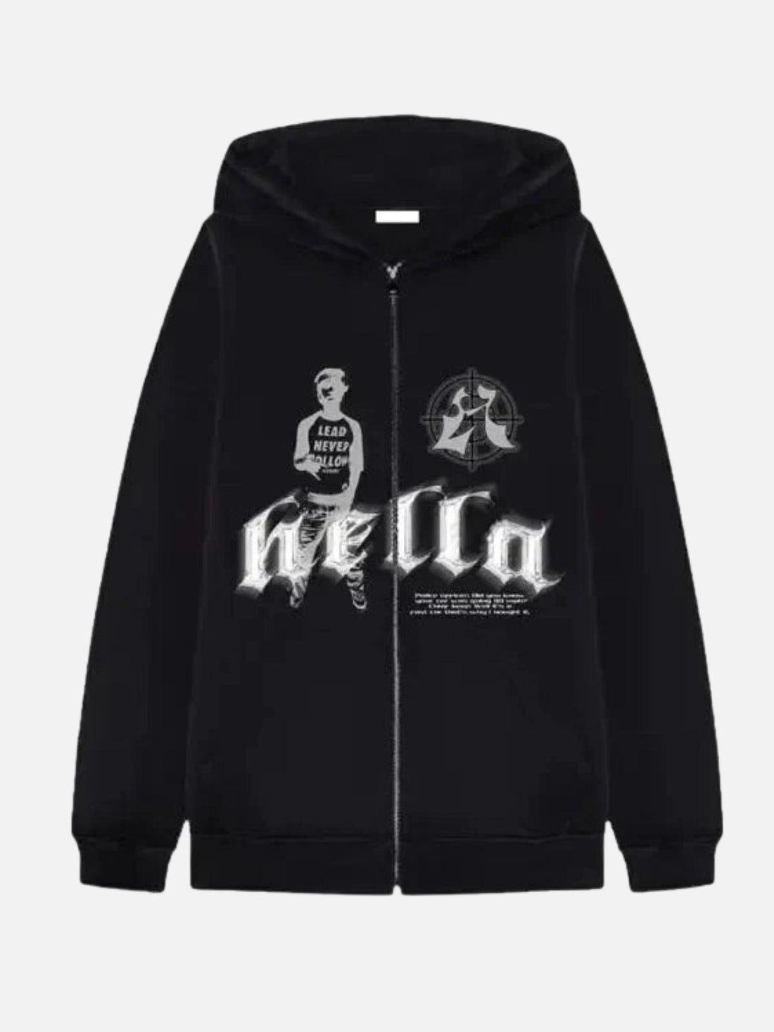 'Hella' Zip Up Hoodie - UrbanLaws