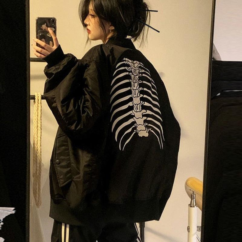 Back Skeleton Jacket - UrbanLaws