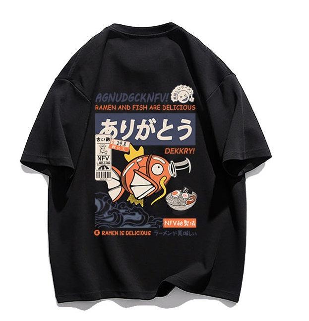 Japanese T-Shirt Puffer Fish - UrbanLaws