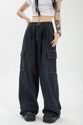 Denim Blue Cargo Pants - UrbanLaws