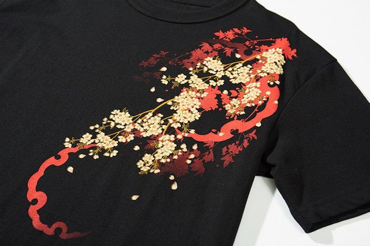 Japanese Geisha - Samurai T-shirt - UrbanLaws