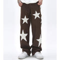 Embroidery Star Baggy Jeans - UrbanLaws